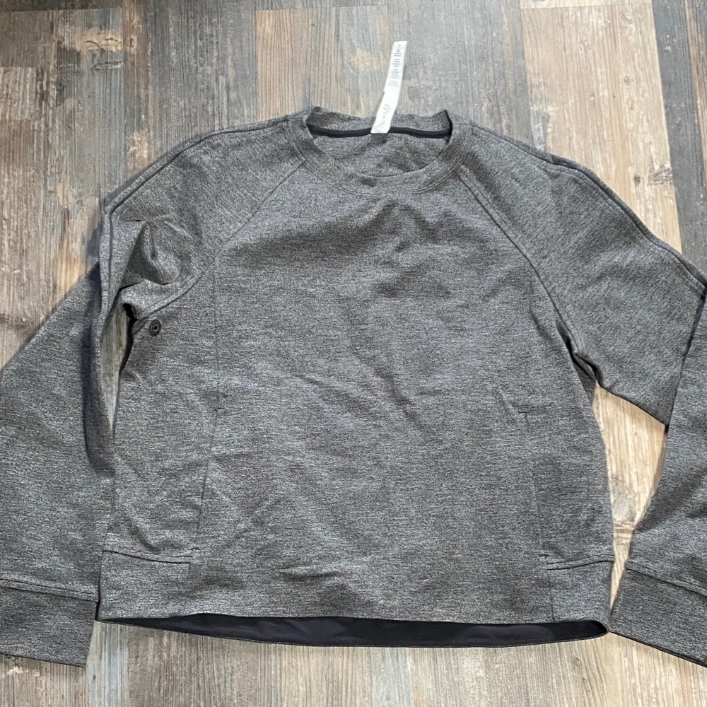 Lululemon Athletica Charcoal Crewneck Top